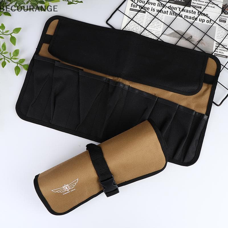 BEC Saco De Armazenamento Kit Ferramentas Oxford Pano Rolo Portátil Bolsa Chave Ferramenta Dobrável Martelo Acampamento
