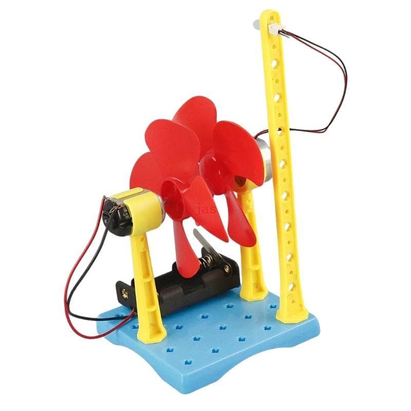 Brinquedo Científico Portátil Gerador Eólico Para Experimentos E Aprendizagem Estudantes