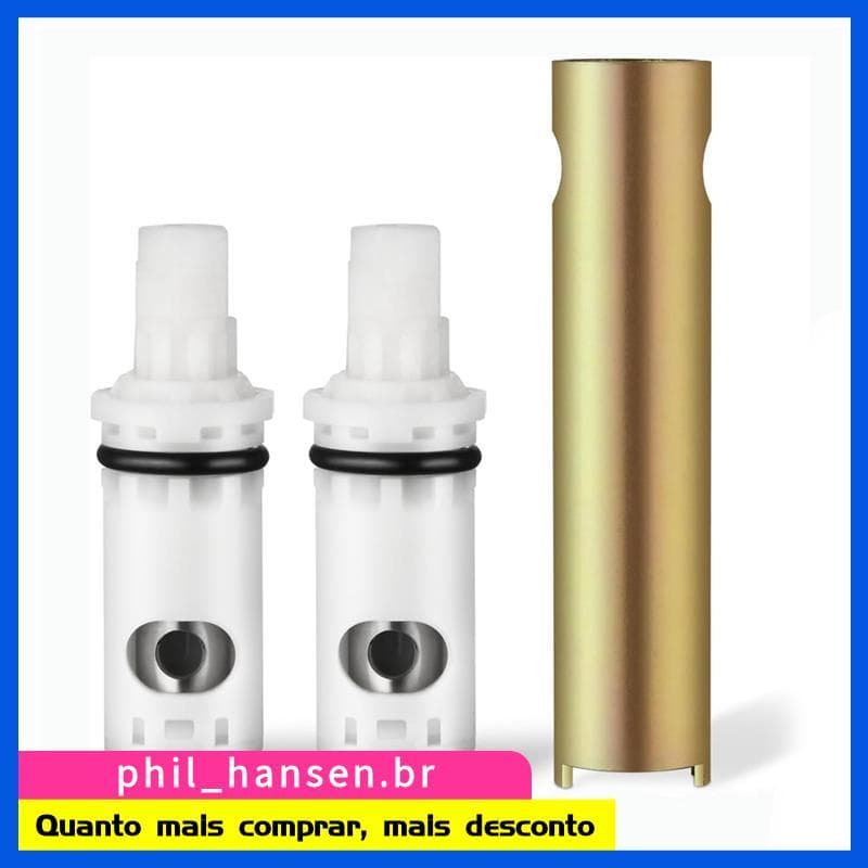 Para Substituição De Cartucho De Torneira 1224 Kit Funciona Reparo De Válvula De Banheira De Duas Alças