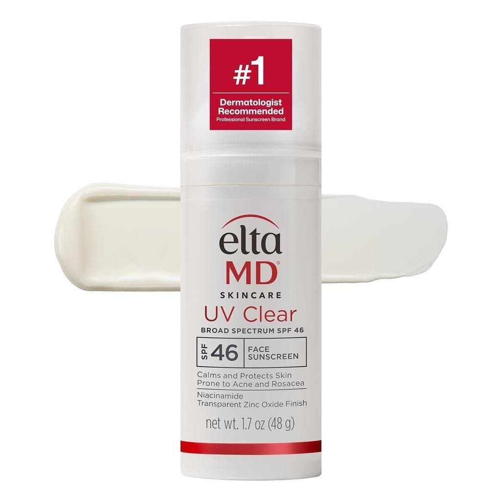 EltaMDUVClearFaceSunscreenSPF, Protetor Solar Sem Óleo com Óxido de Zinco, Recomendado por Dermatologistas 2AFF RHCG