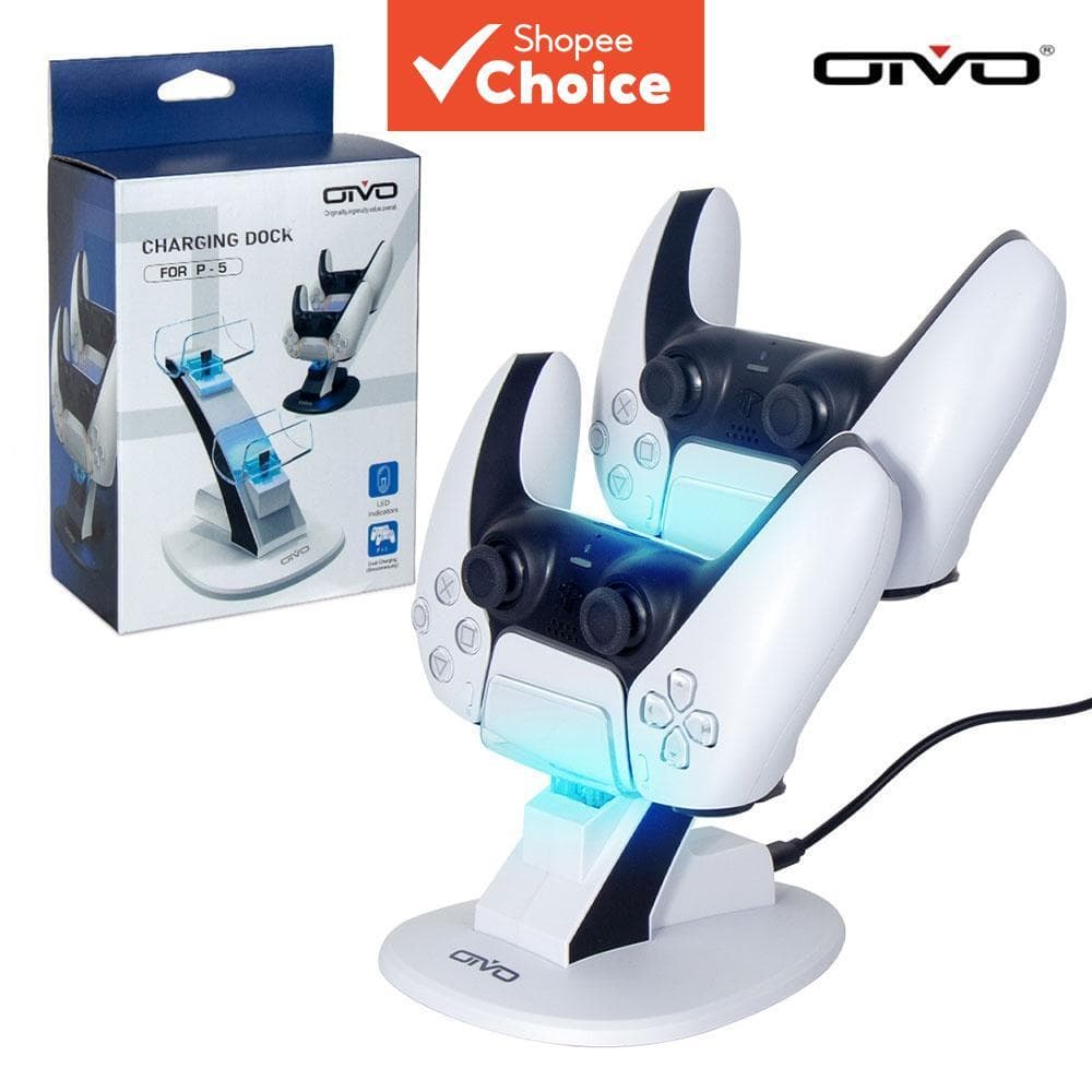 Para PS5 Controlador Carregador Duplo USB Carregamento Rápido Docking Station Suporte Controladores Playstaion PS5