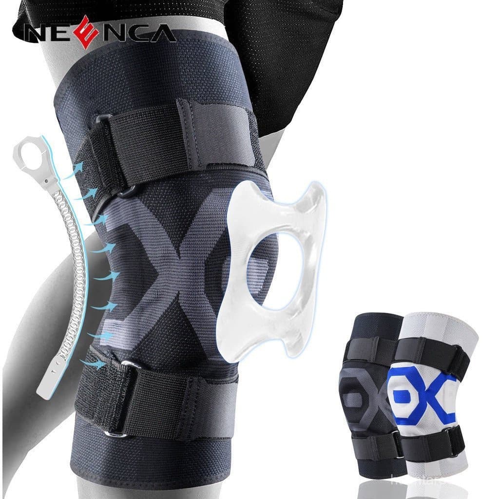 Joelho Suporte De Manga Com Patella Gel Pads & amp ; Estabilizadores Laterais Para Aliviar Da Dor Nas Artrites Meniscus