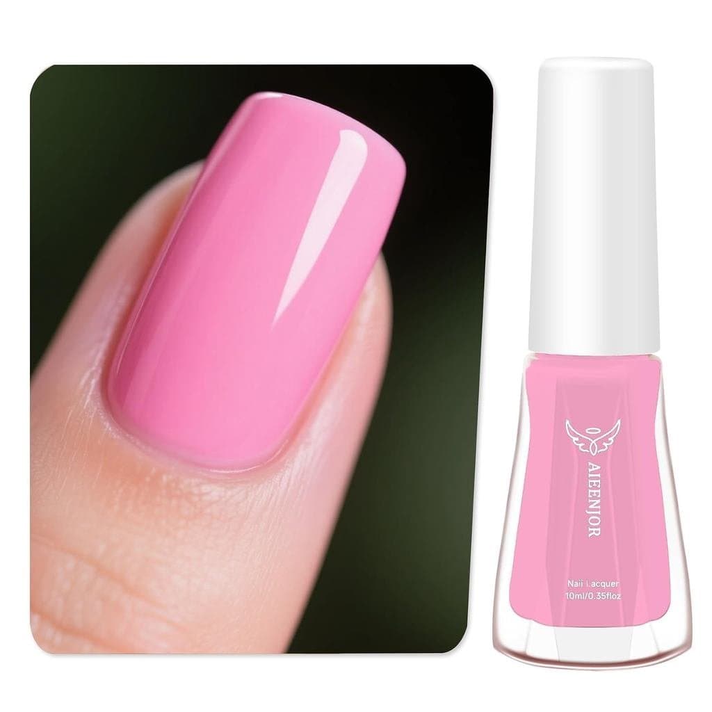 Esmalte Rosa, Esmalte Rosa Nude de Secagem Rápida, Esmalte Sem Manchas para Unhas de Casamento de Outono, Manicure Aconc