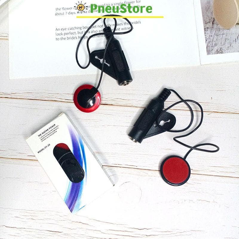 haostone Guitarra Piup Placa Montada EQ Oril Soundwood Gita Yukri Universal Profissional Piezoelétrico Contato Microfone