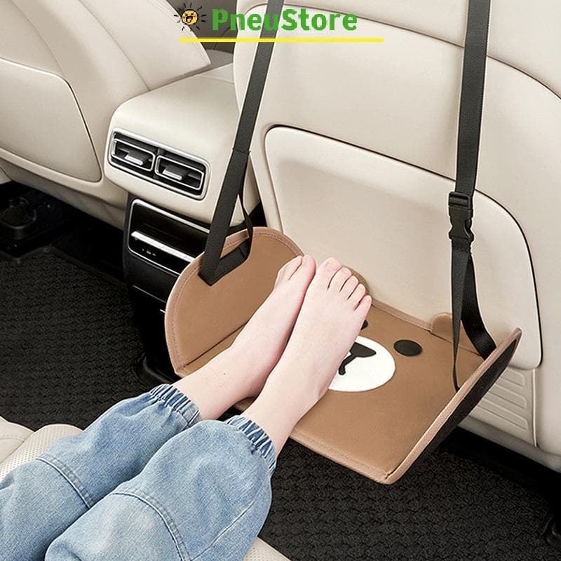 haostone Carro Viagem Resto Pé Almofada Portátil Hammo Longo Vôo Essencial Escritório Apoio Para Os Pés Pendurado Ajustá