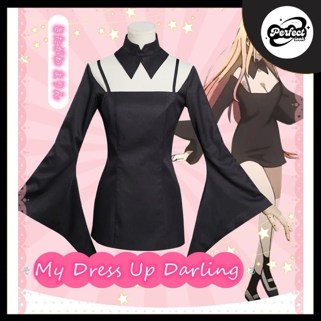 Estoque Limitado! Boneca de Vestir Enamorada Nakahidakaawa Umomo Saia Preta Personagem de Anime My Dress-up C