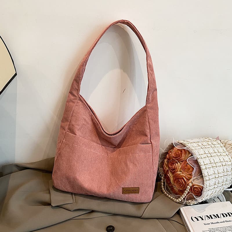 Bolsa tote popular de grande capacidade para mulheres, nova tendência de outono e inverno de 2023, bolsa de ombro casual