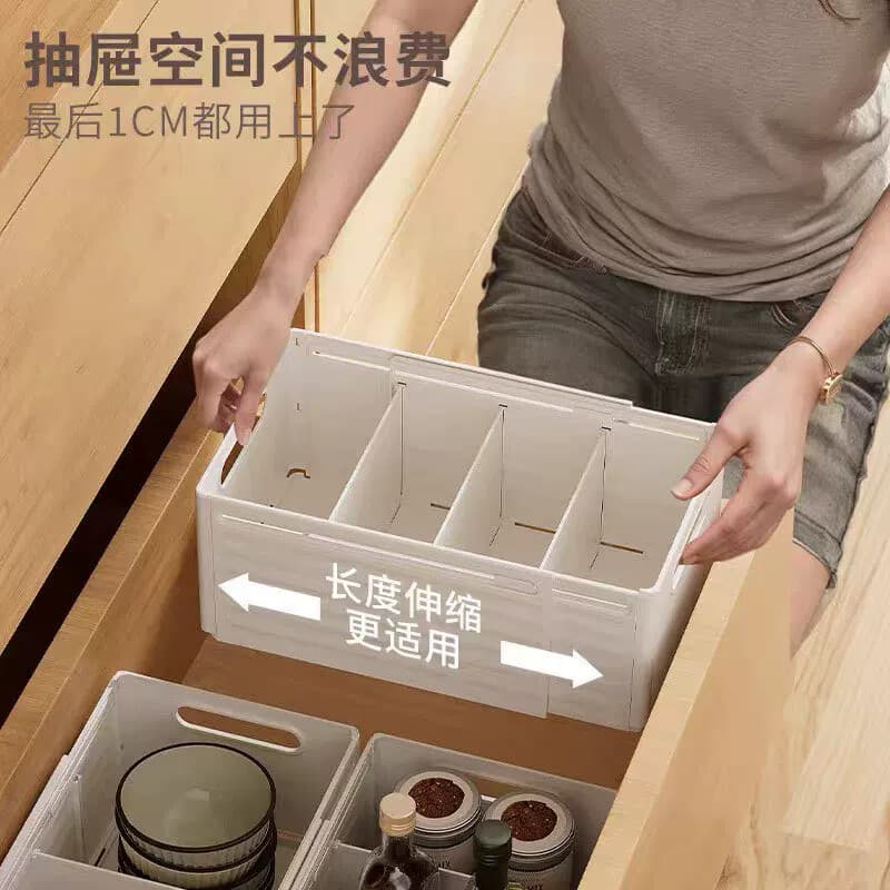 Estilo japonês caixa de armazenamento retrátil armário embutido lanches diversos compartimento arrumado cozinha Cabine p