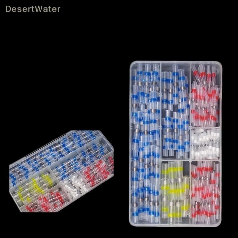 < DesertW > 50/70/100Pcs Fita De Cobre Elétrica Manga De Solda À Prova D'água Vedação Anel De Estanho Termo Retrátil Ter