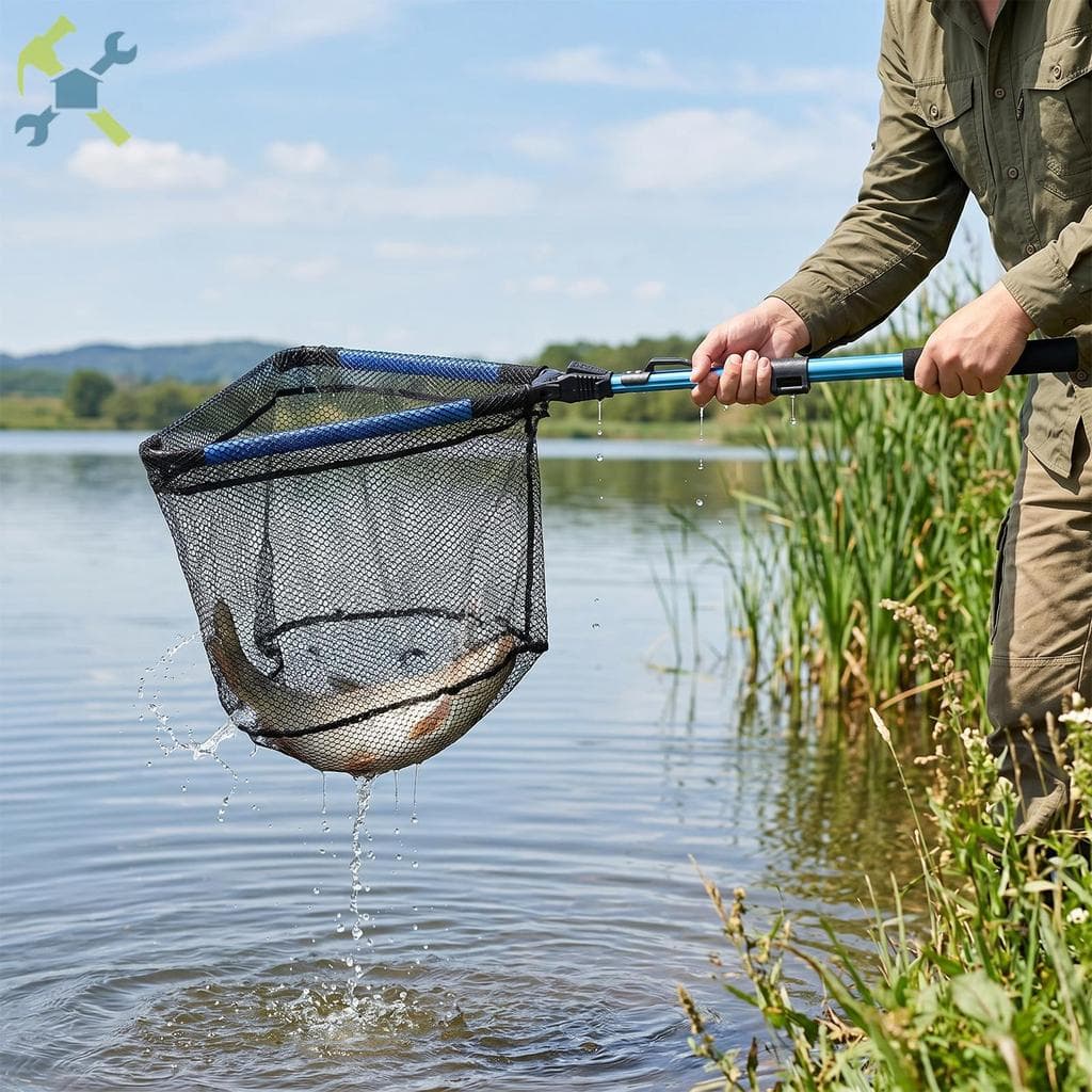 Rede De Pesca Flutuante Dobrável , Liberação Rápida E Fácil Dobra Para Barco Ranger , Caiaque Truta , Salmão , Baixo , S