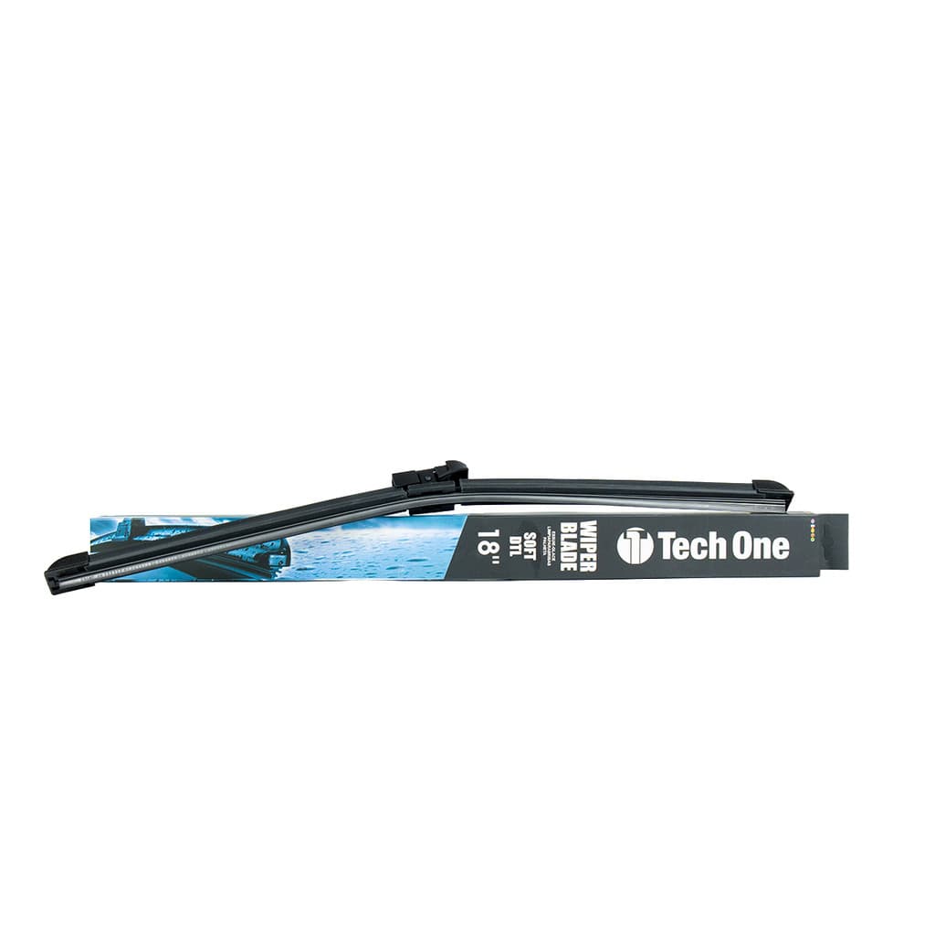 Palheta Automotiva Frontal Soft Dtl 18 Polegadas Tech One Preto