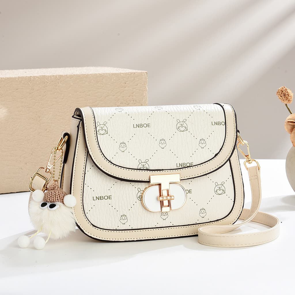 Nova Bolsa Transversal Feminina Popular 2025, Bolsa Sela Estampada, Bolsa de Ombro Versátil, Elegante, de Luxo Leve e de