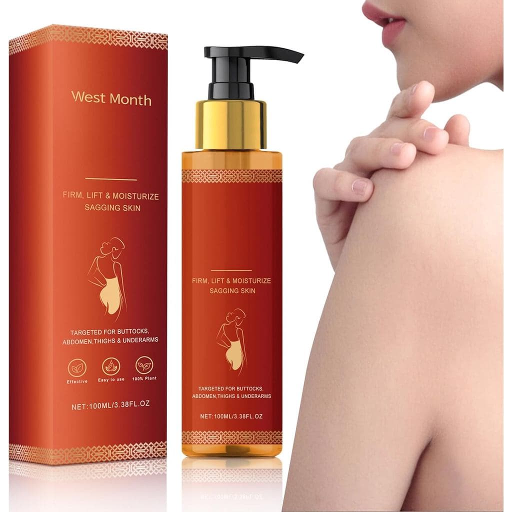 Óleo corporal de 100ml, óleo corporal WestMonth, textura leve, óleo de massagem, para cuidados corporais, hidrata e