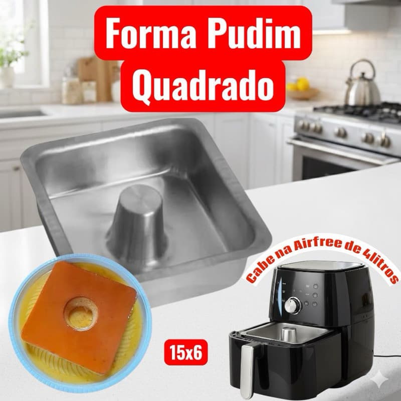 FORMA QUADRADA MEDIA 15x6 CABE AIRFREE 4 LITROS