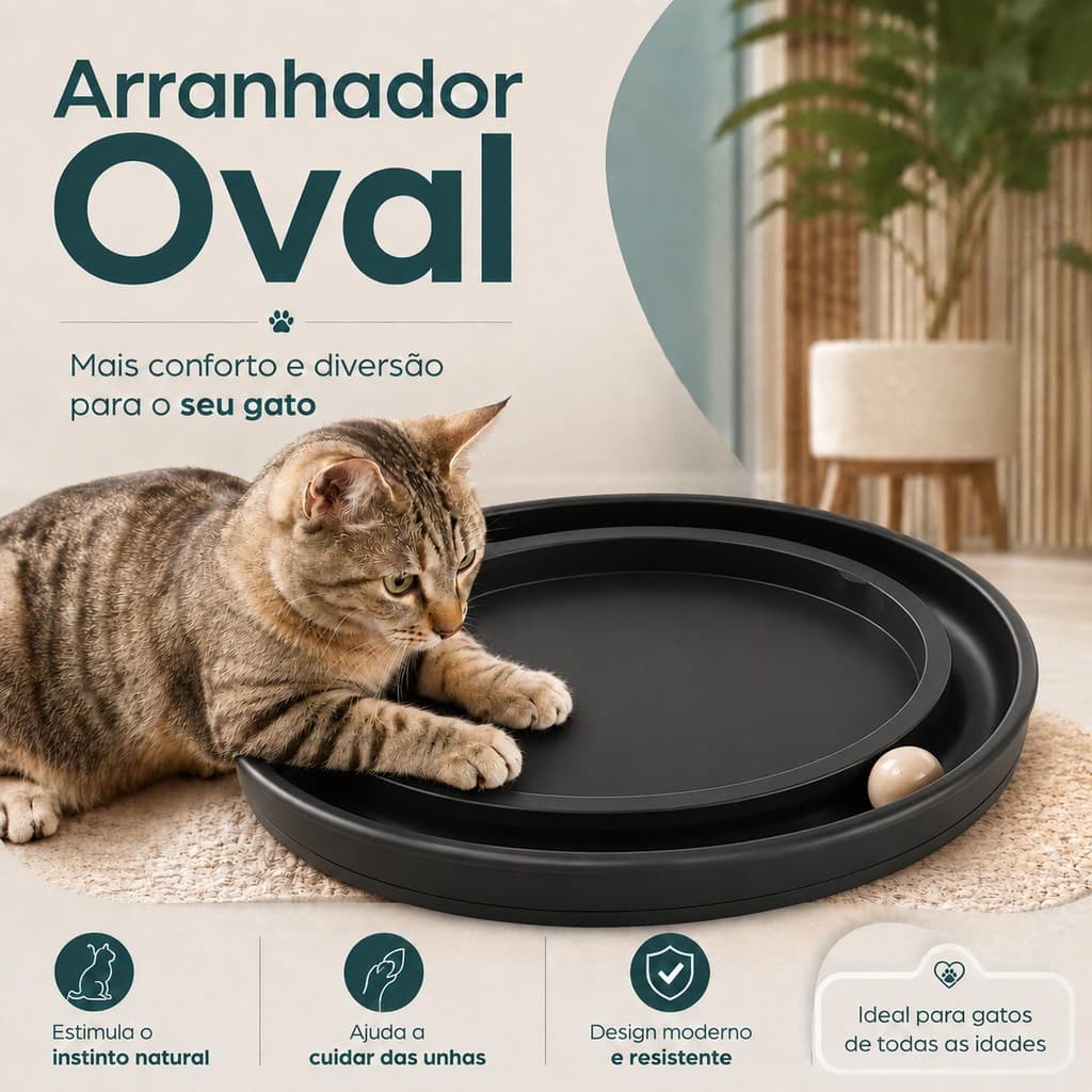 Arranhador Gato Pet Animais Felino Brinquedo Relaxante Confortavel Anti Estresse Petshop Casa Divertido