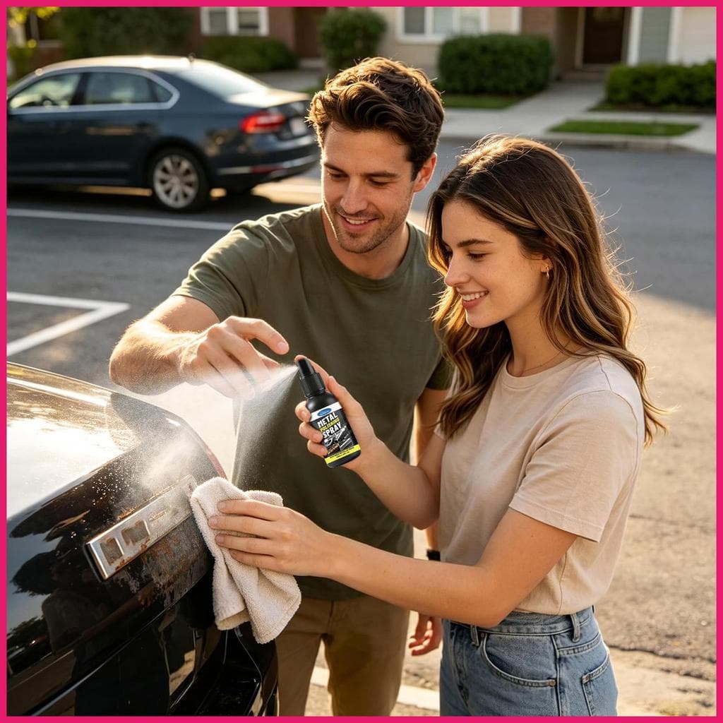 Spray Removedor De Ferrugem Para Metal 50ml , Ação Rápida , Multifuncional , Restaurador De , Limpador , Ferro De Carro