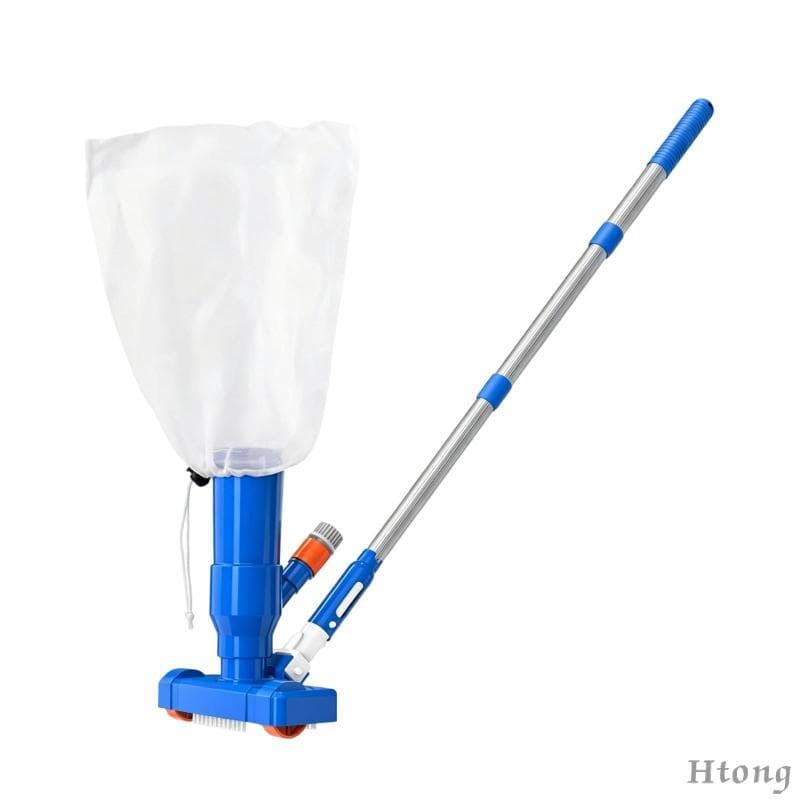 [Htong] Aspirador De Sucção A Jato Com Saco De Malha Piscina Movido Mangueira Poste Telescópico Pó Para Premium Atualiza