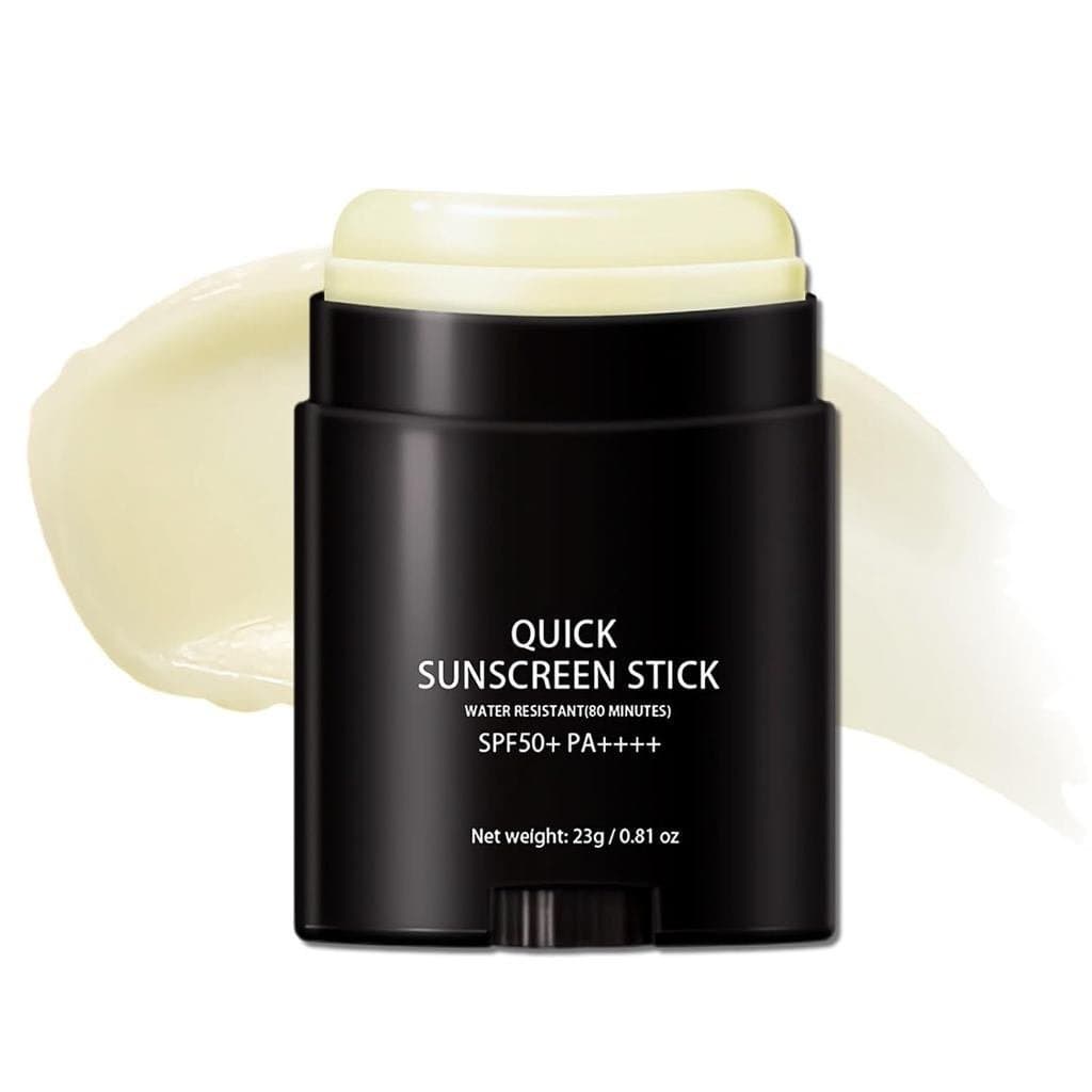 QuickSunstickProtectionBarSPF50+, Protetor Solar em Bastão Coreano, Protetor Solar de Tamanho Viagem para Rosto e Corpo,