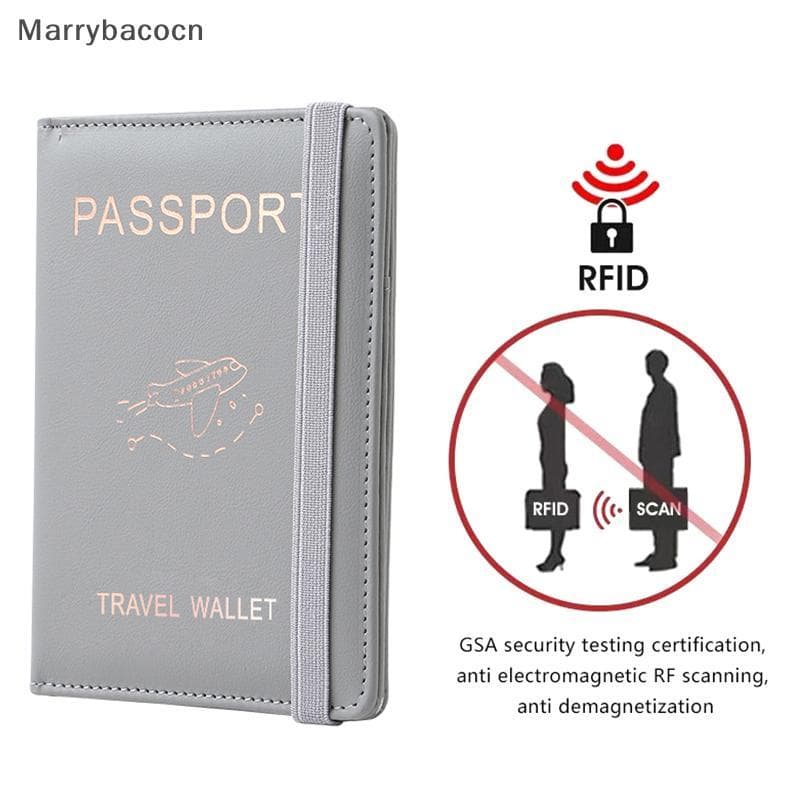 [MAR] Capas Para Porta-Passaporte À Prova D'água Caso Carteira De Cartão De Crédito De Couro PU De Viagem Livro De Fofo