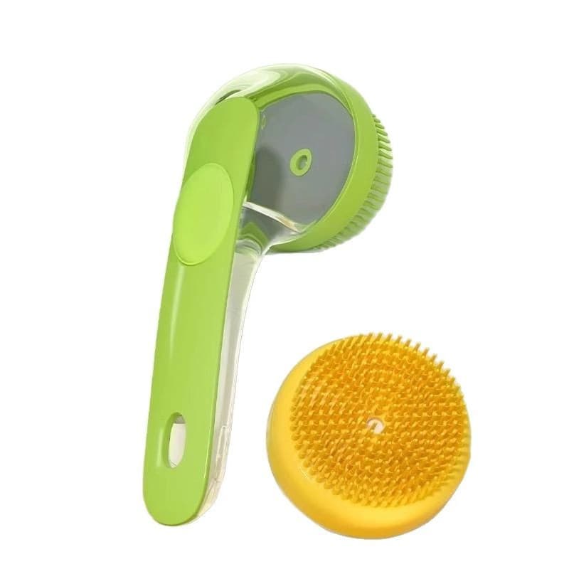 Escova de banho para cães de estimação Escova de banho para gatos Escova de massagem de banho de Silicone