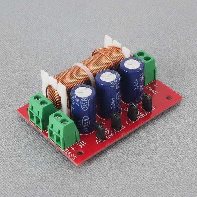 Divisor Crossover De Áudio De 2 Vias , Saída De Som Puro HiFi Para Sistema De Alto-Falante De Festa Em Casa DIY , Projet