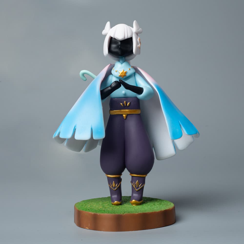 Guangyu Ping cogumelo assistente boneca feita à mão modelo ornamentos Anime pequenos presentes feitos à mão