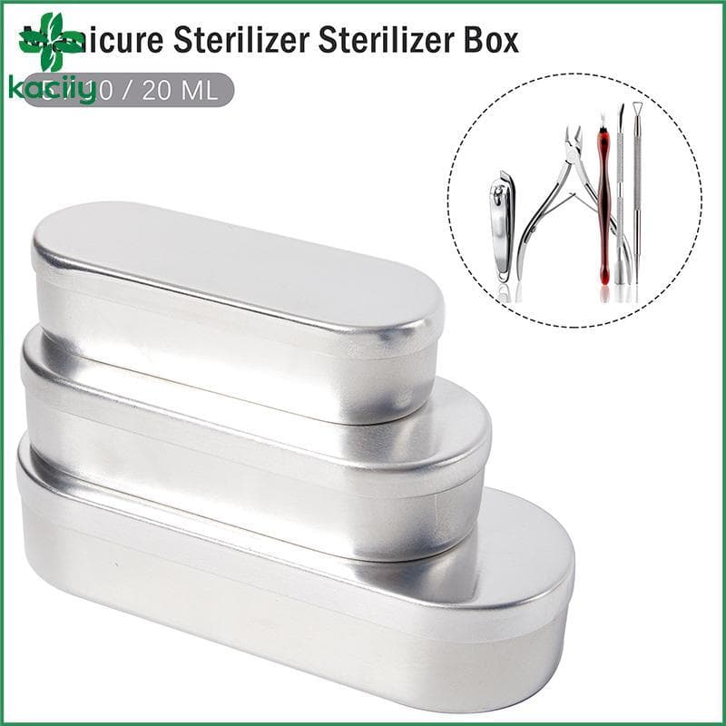 Caixa Esterilizadora Para Manicure , Bandeja Ferramentas De Unhas , Recipiente Resistente , Esterilizador De Alta Temper