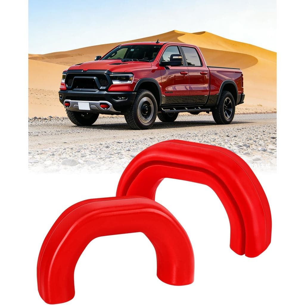 Capas para Ganchos de Reboque, Compatíveis com RAM 2500/3500 2019-2026, Capas de Silicone para Ganchos de Reboque Compat