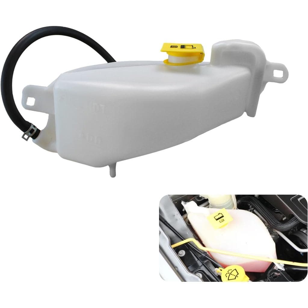 Reservatório de Refrigerante 5058371AD, Tanque de Transbordo do Radiador com Tampa Compatível com Chrysler 200, Sebring,