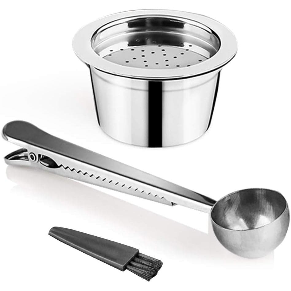Sesama Para Verismo K FEE CBTL Conjunto de Cápsulas de Café Reutilizáveis com Filtro de Aço Inoxidável 1 Cápsula + 1 Col