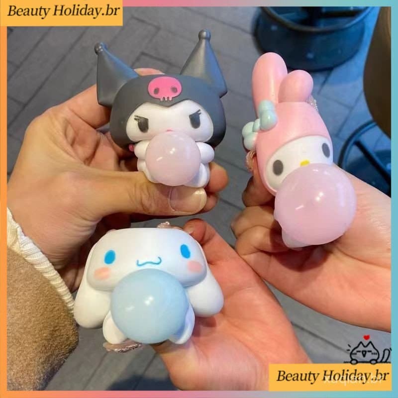 Sanrio Squishy Toys My Melody Hello Kitty Descompressão Boneca Kuromi Plushie Liberação Lenta De Rebound Brinquedo