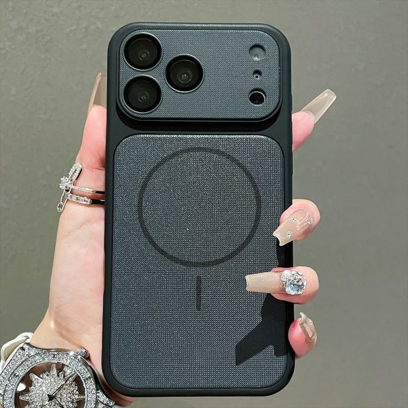 Capa Magnética Premium Compatível Com IPhone 17 16 15 14 13 12 Pro Max Plus Lente Reforçada Proteção À Prova De Choque D