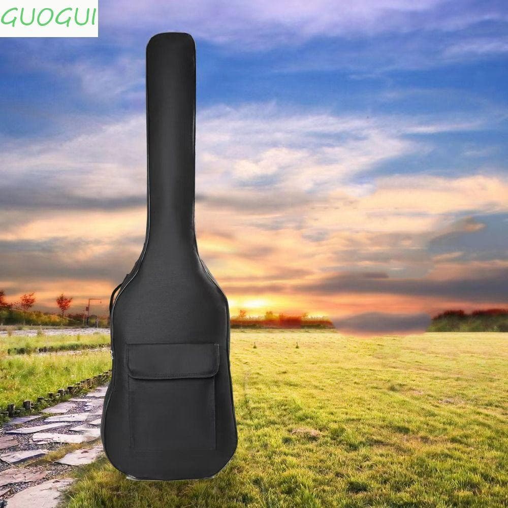 GUOGUI Bolsa Para Baixo De Guitarra , Elétrico À Prova D'água Em Tecido Oxford Elétrica Com Almofada De Algodão Grossa