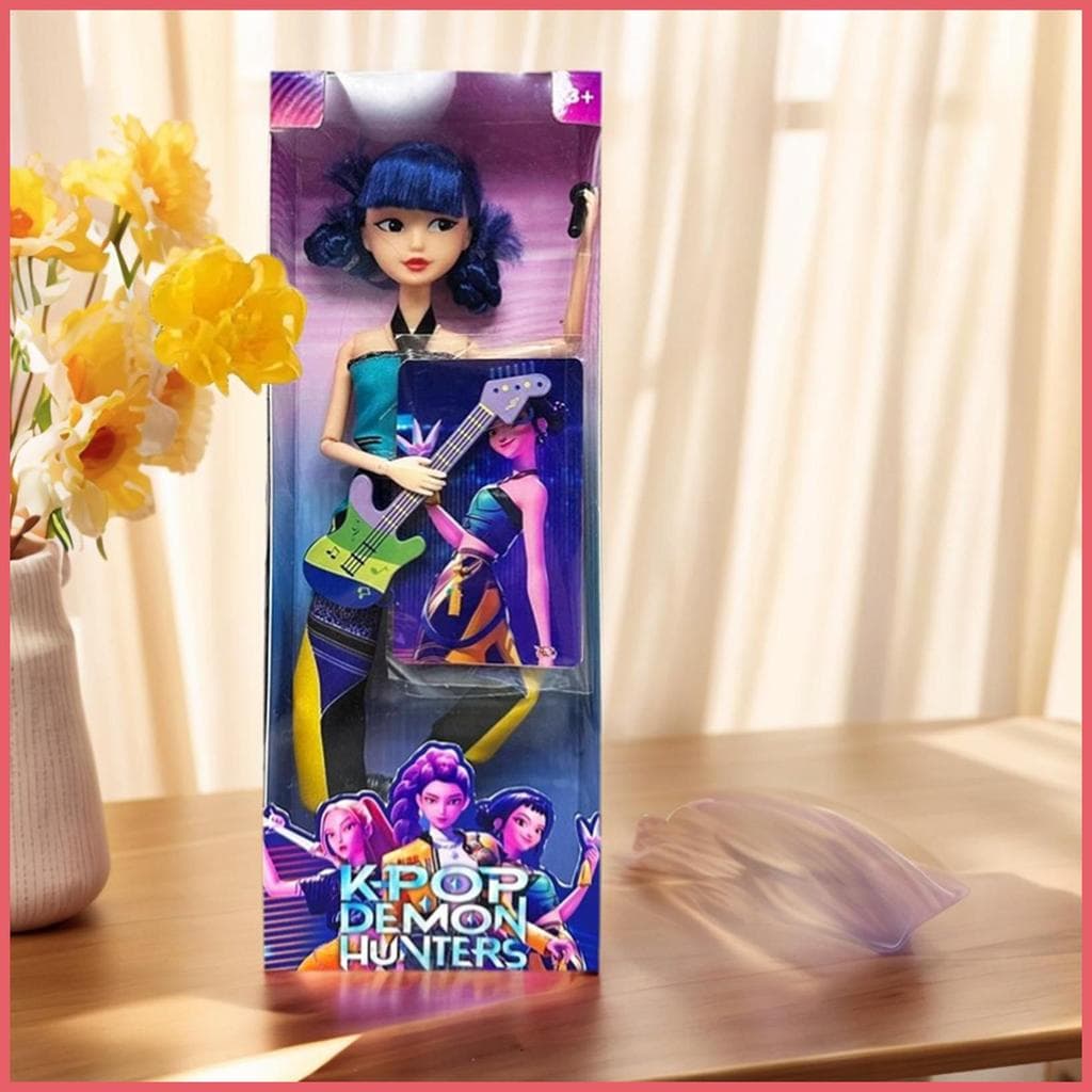 Para K-Pop Demon Hunters Anime Figuras De Ação 12 Polegada Poseable Desktop Boneca Modelo Brinquedo Adolescentes Adultos