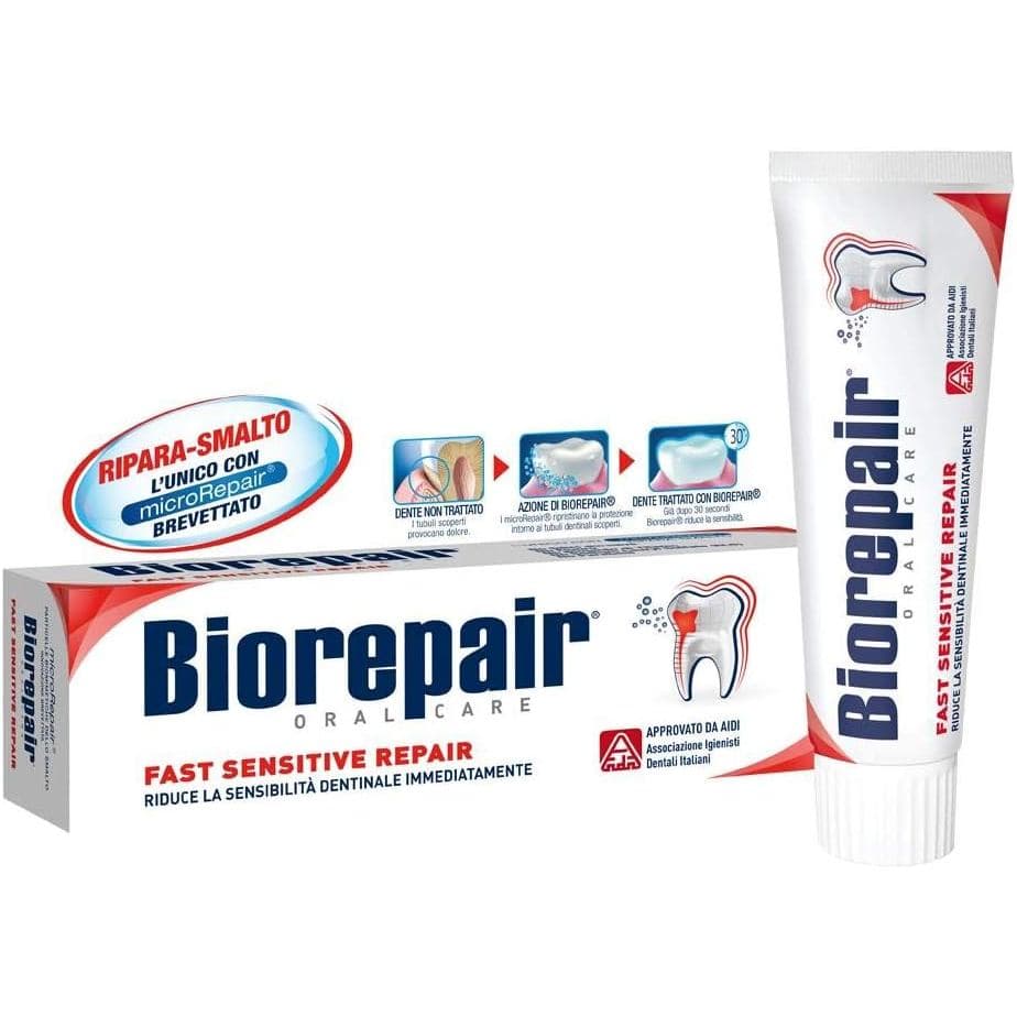 Pasta de Dente Biorepair para Dentes Sensíveis, 75 ml