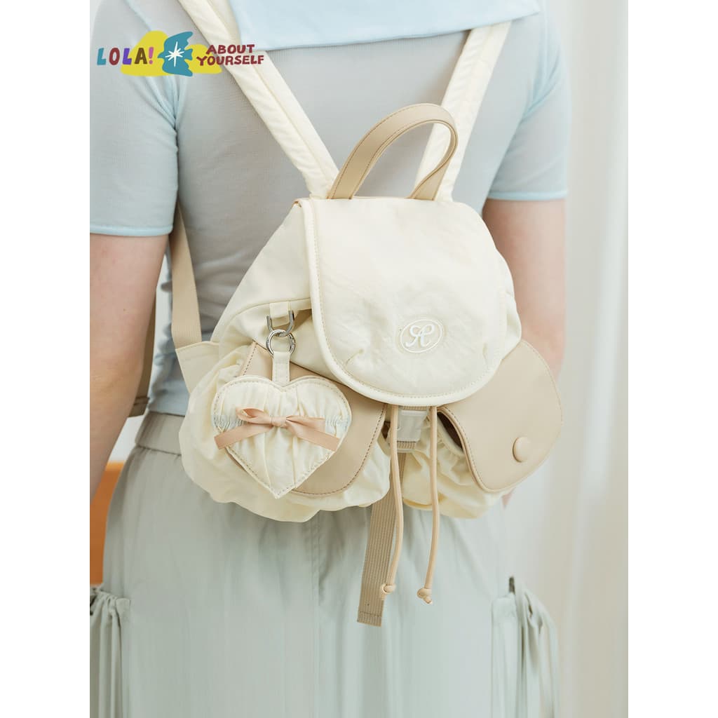 Guan Ji x Lola Leve Pequena Mochila de Viagem Commuter Bolso Mochila Estilo Coreano Bolsa Mini Mochila Pequena Bolsa Esc