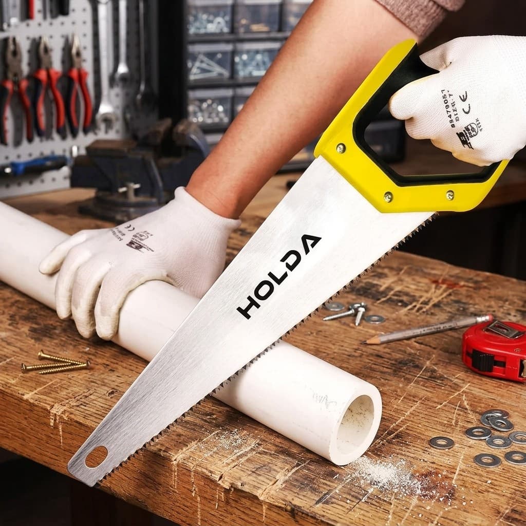Serrote de Madeira Profissional 450mm Lâmina Ampla Corte Firme