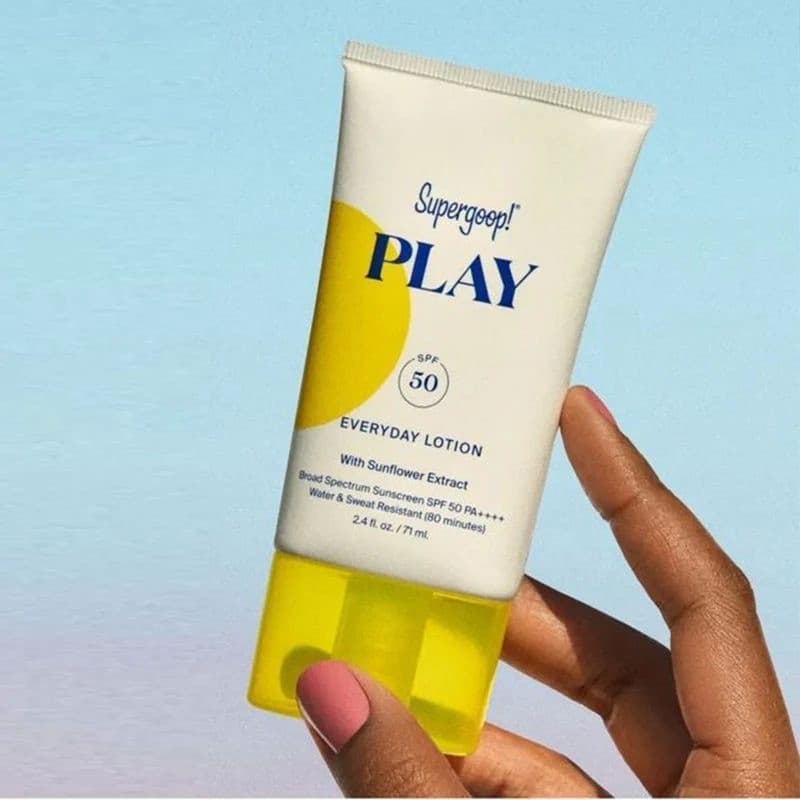 Protetor Solar Diário para Rosto e Corpo Supergoop SPF50 à prova d'água e resistente ao suor 71ml