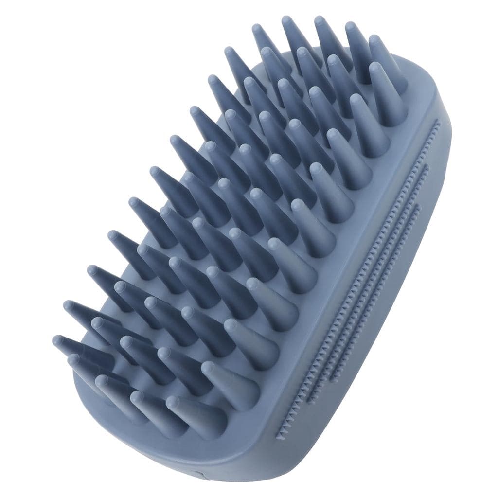 Escova de Higiene para Cães, Escova de Banho com Cerdas de Borracha para Massagem Relaxante, Escova para Cães de Pelo Lo