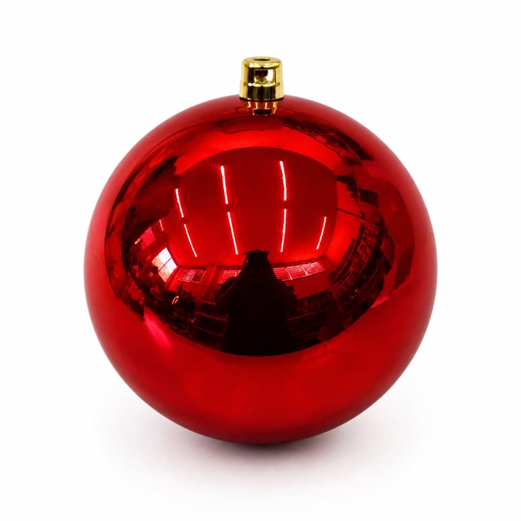 Bola Natal Arvore 20Cm Decoração Luxo Sofisticada Moderna Casa Escritório Comercio Guirlanda