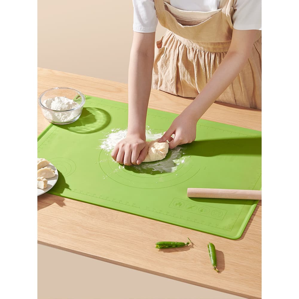 Almofada de amassar de grau alimentício Mingjue britânica, painel de almofada de Silicone espessada e almofada facial, t