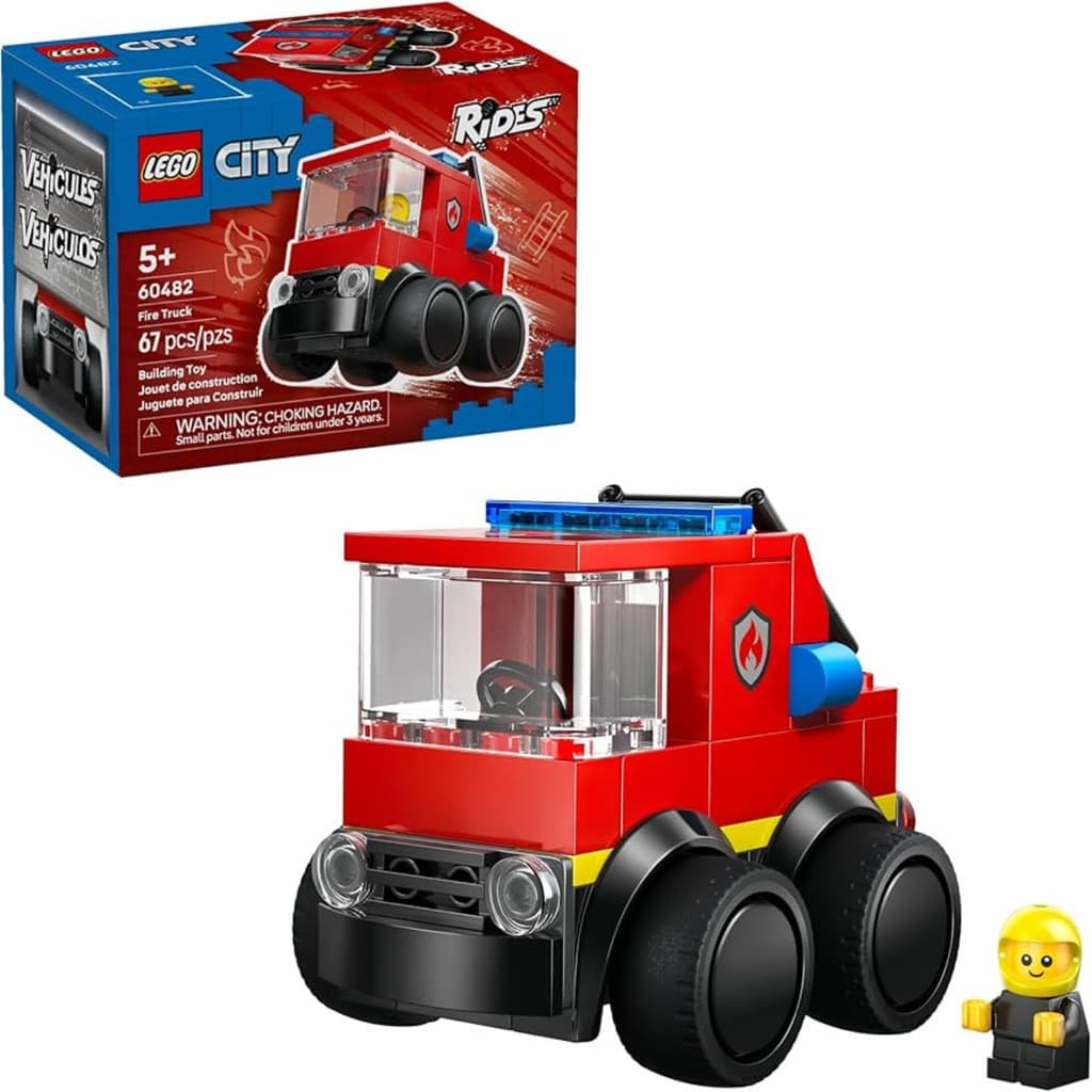 LEGO City Brick Rides - Caminhão Dos Bombeiros 60482 67 Pçs