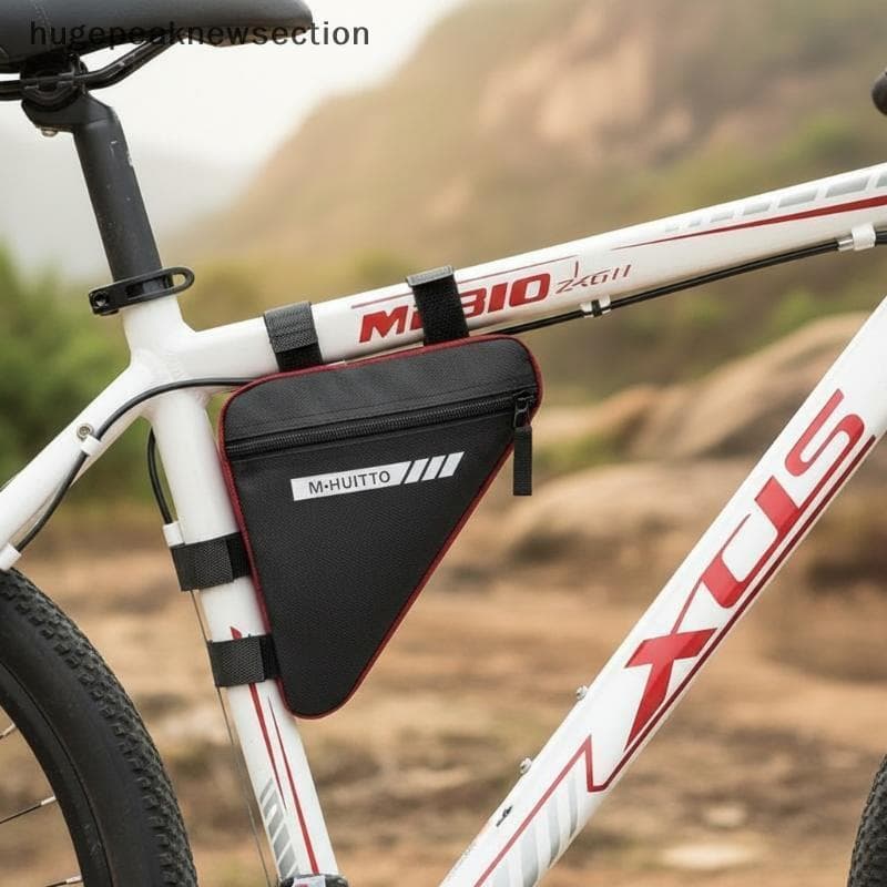 Bolsa De Suporte Frontal Para Celular De Bicicleta , À Prova D'água , 1 Peça , Armazenamento De Grande Capacidade Esport