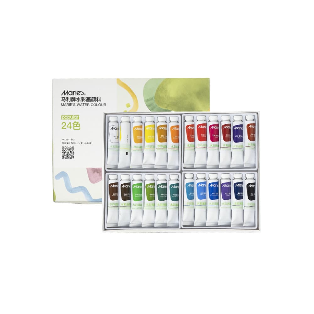 Tinta Aquarela Marley 24 Cores