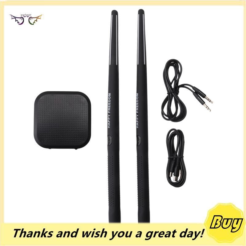 Conjunto De Bateria De Ar Eletrônica Portátil-Baquetas E Pedais Virtuais , Ideal Para Iniciantes , Crianças Adultos