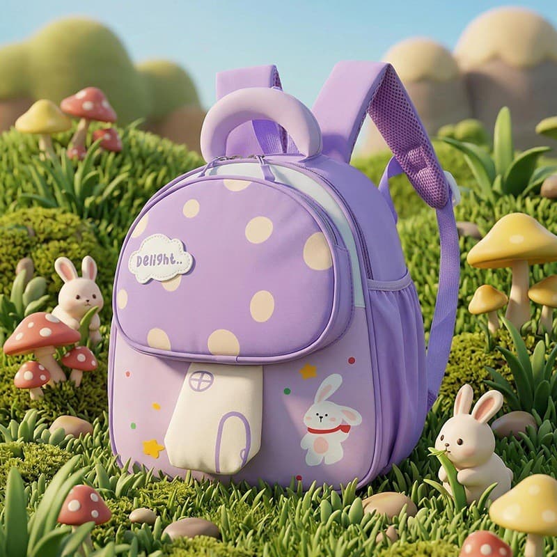 Mochila infantil para meninos e meninas, fofa para crianças de 3 a 5 anos, mochila pequena e leve, mochila infantil em f