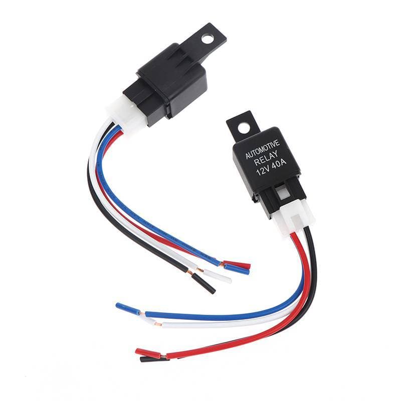 LTBR 40A 12V 24V Relé Automotivo 4 Pinos SPST Contato Para Carro Tru Luz Estroboscópica Acessórios Fácil Instalação Peça