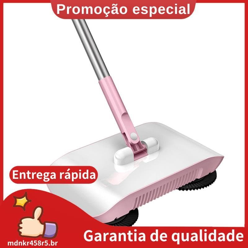 Vassoura Manual , Varredora De Piso Não Elétrica Tipo Push , Varredor De Carpetes E Pisos 2 Em 1 . mdnkr458r5br