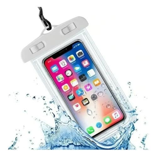 Bolsa Case Prova Dágua Open Zee Celular Universal Impermeável Selada Para iPhone Xiaomi Samsung Cor Preto
