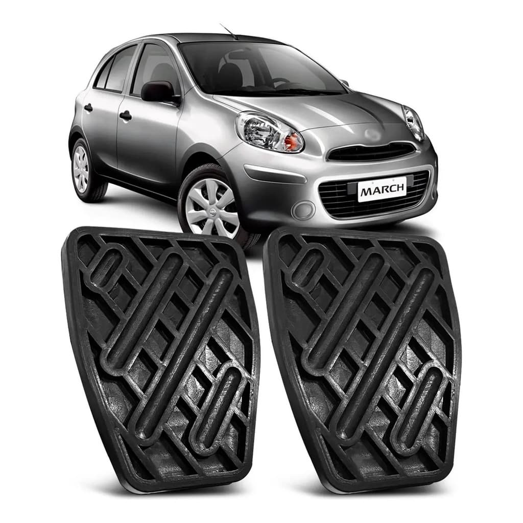 Par Capa Pedal Manual Nissan March 2013 2014 2015 2016 2017